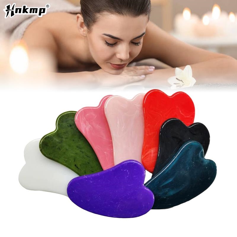 Gua Sha Tool Rose Quartz - Natural Jade Gua Sha Scraper Board