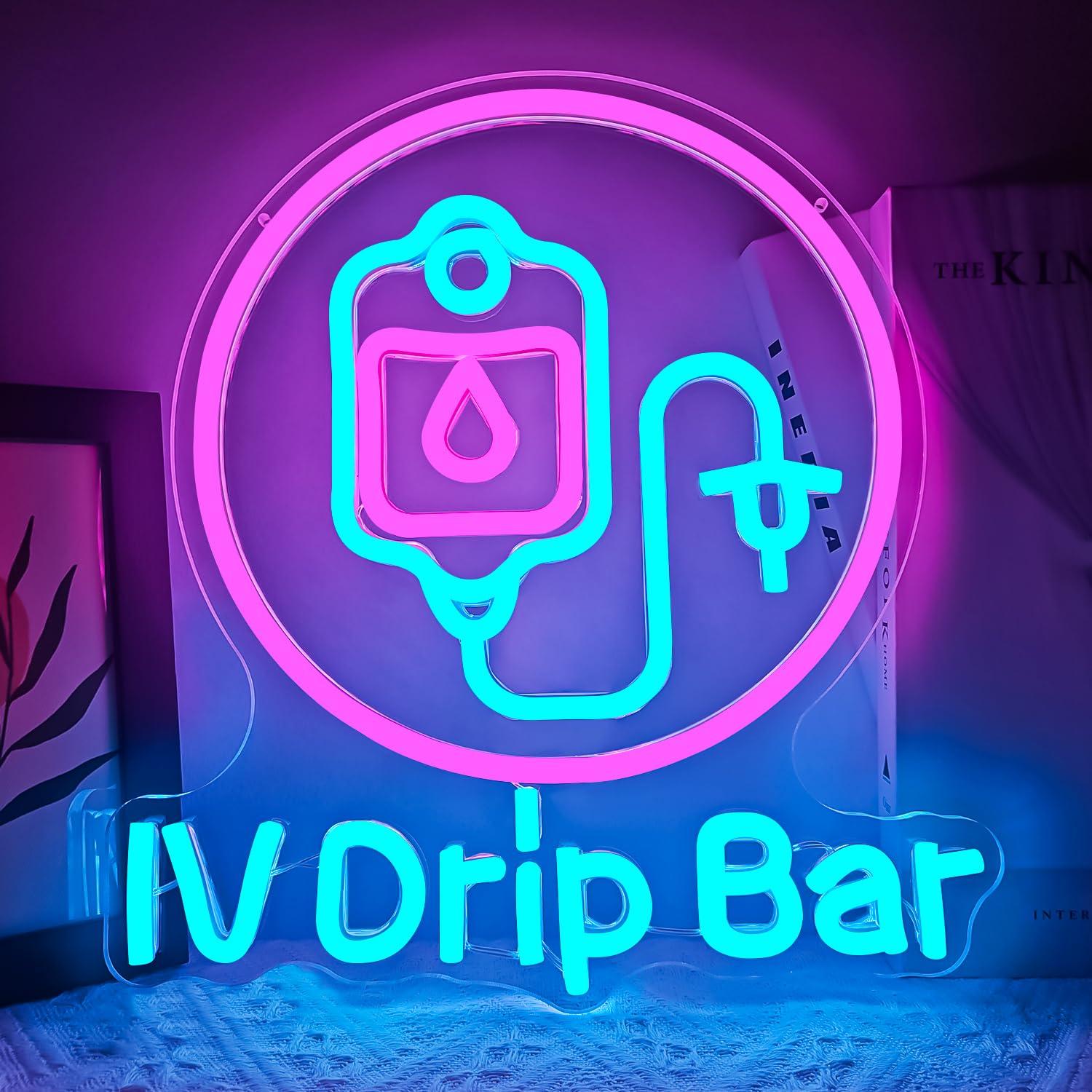 Medical Wellness & Spa Werona - IV Drip Bar Neon Sign USB