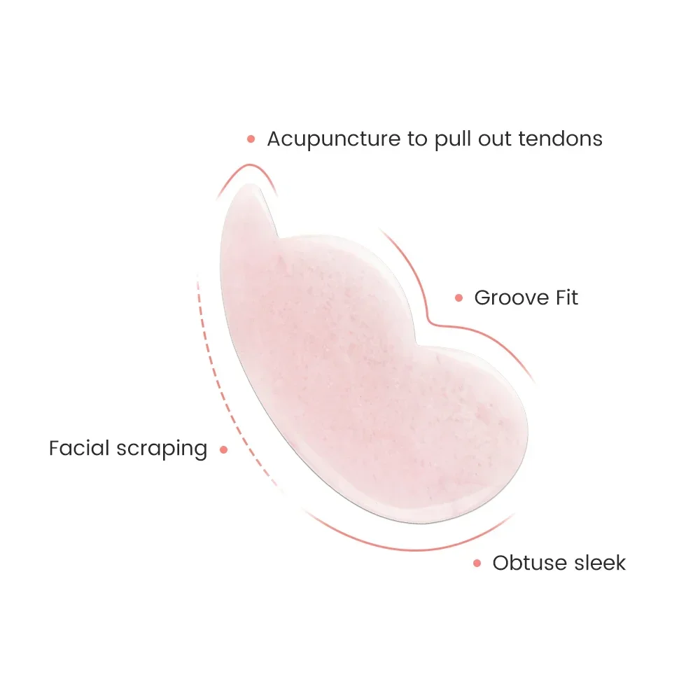 Natural Jade Stone Gua Sha Mas - đánh giá và giá Gua Sha Tool Rose Quartz