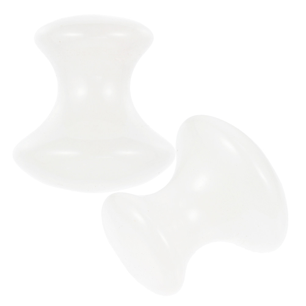 2Pcs Mushroom Shaped Rose Quar - đánh giá và giá Gua Sha Tool Rose Quartz