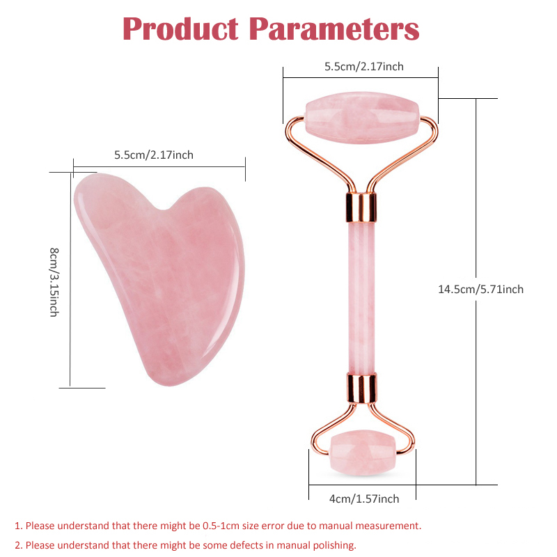 Thạch Anh Hồng Thiên Nhiên Ngọ - đánh giá và giá Gua Sha Tool Rose Quartz