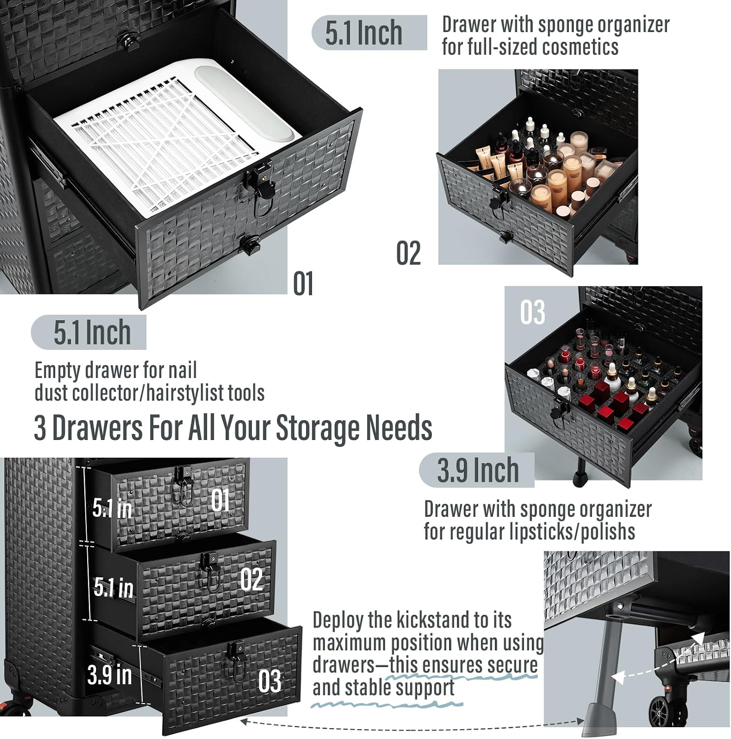 Rolling Salon Cart with 3 Draw - đánh giá và giá Spa & Wellness Hotel Diament Ustroń Zdjęcia