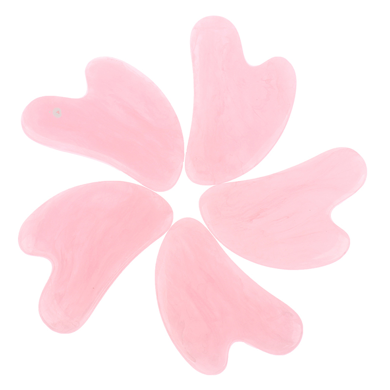 5Pcs Pink Natural Jade Rose Qu - đánh giá và giá Gua Sha Tool Rose Quartz