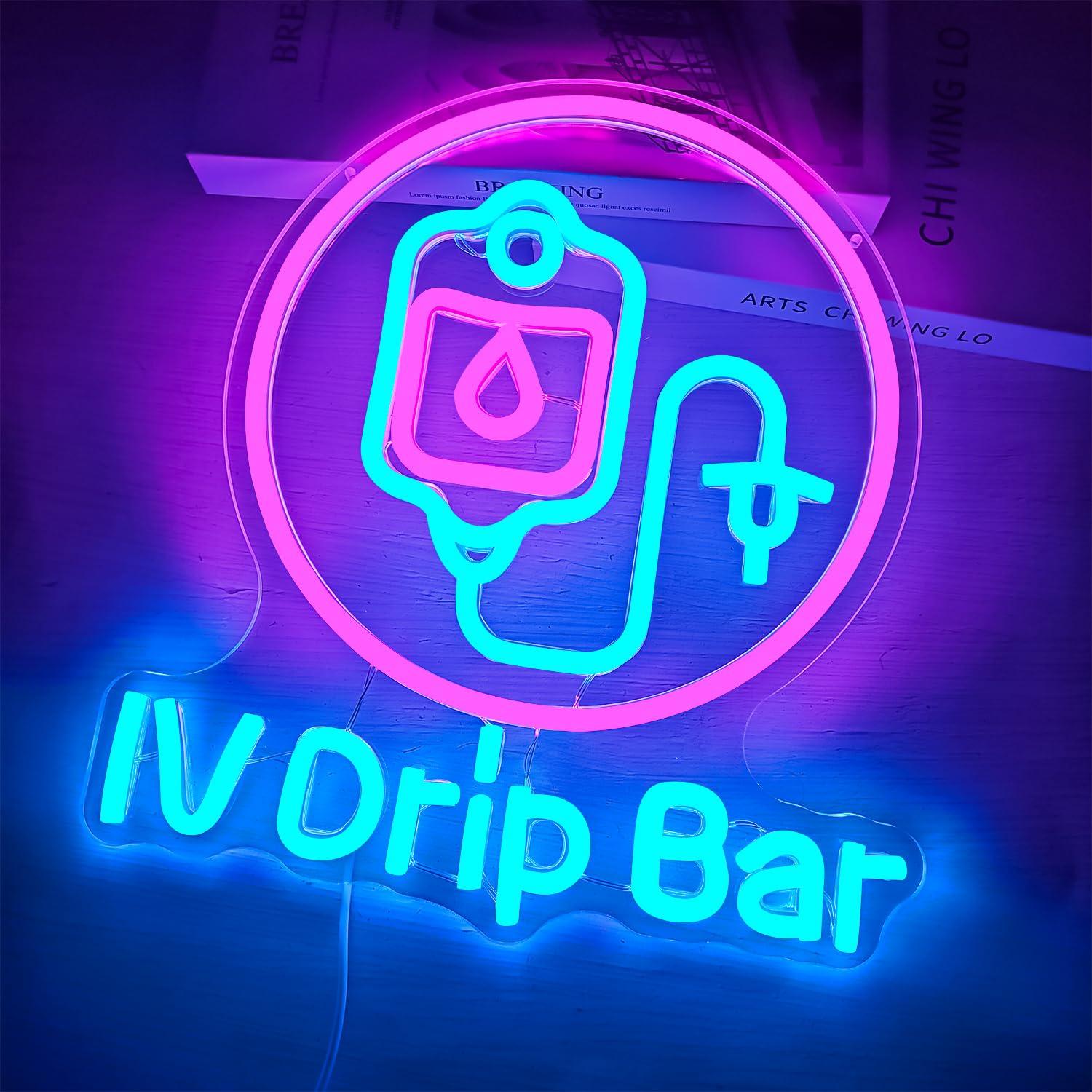 IV Drip Bar Neon Sign USB Dimm - đánh giá và giá Medical Wellness & Spa Werona