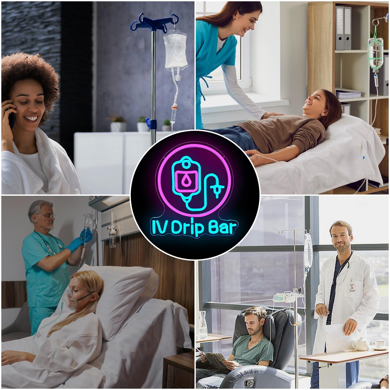 IV Drip Bar Neon Sign USB Dimm - đánh giá và giá Medical Wellness & Spa Werona