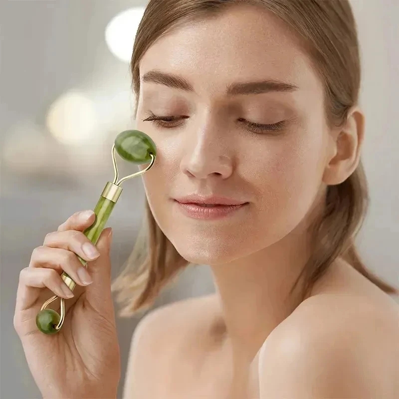 Rose Quartz Natural Jade Rolle - đánh giá và giá Gua Sha Tool Rose Quartz