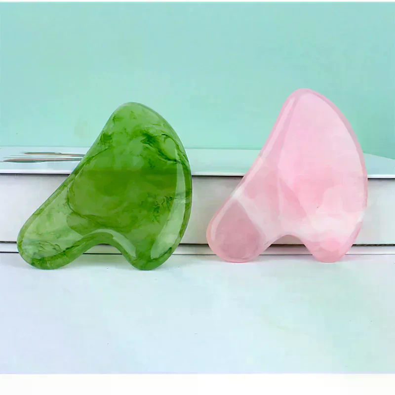 Natural Stone Jade Gouache Scr - đánh giá và giá Gua Sha Tool Rose Quartz