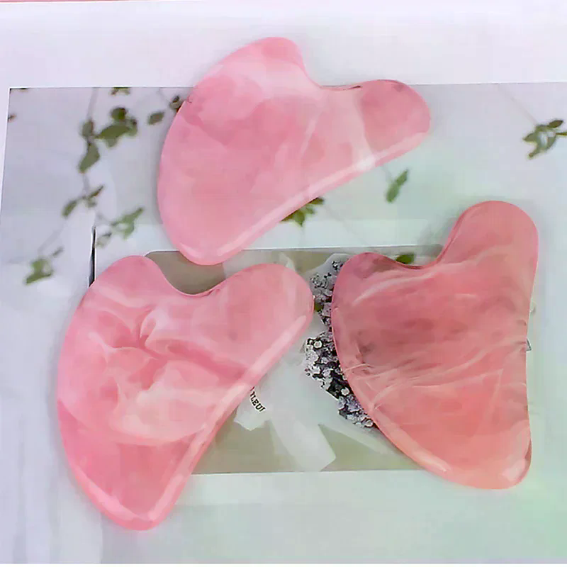 Natural Stone Jade Gouache Scr - đánh giá và giá Gua Sha Tool Rose Quartz