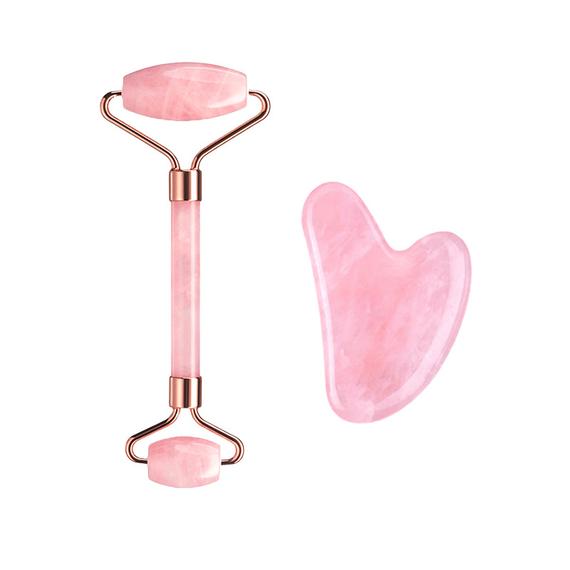 Rose Quartz Face Roller Gua Sh - đánh giá và giá Gua Sha Tool Rose Quartz
