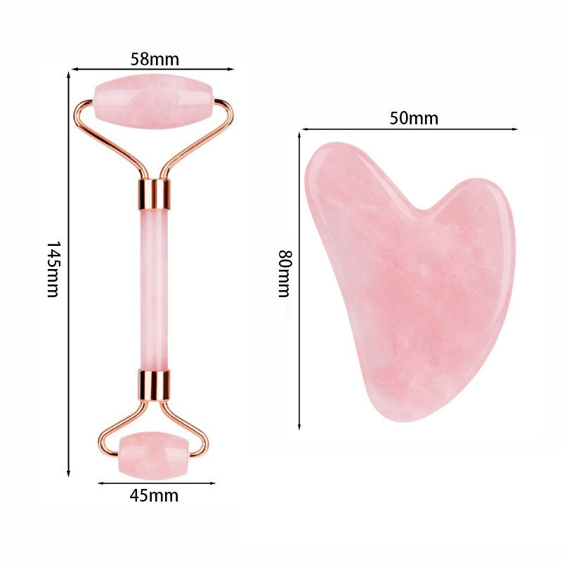 Rose Quartz Face Roller Gua Sh - đánh giá và giá Gua Sha Tool Rose Quartz