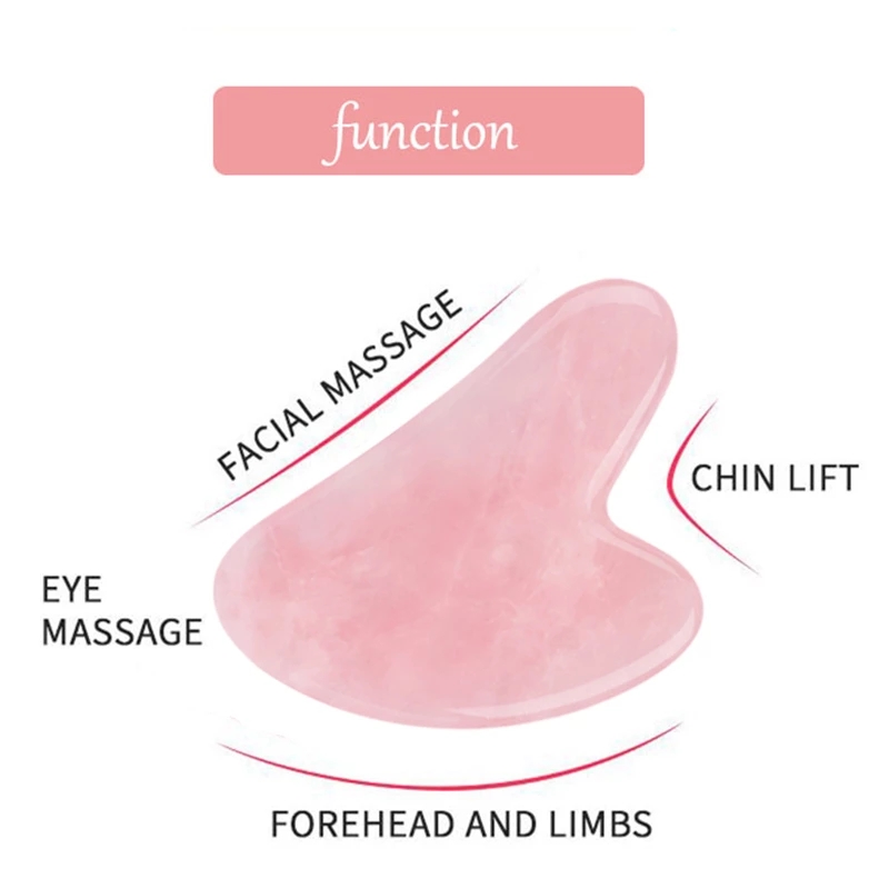 10pcs Natural Jade Gua Sha Set - đánh giá và giá Gua Sha Tool Rose Quartz