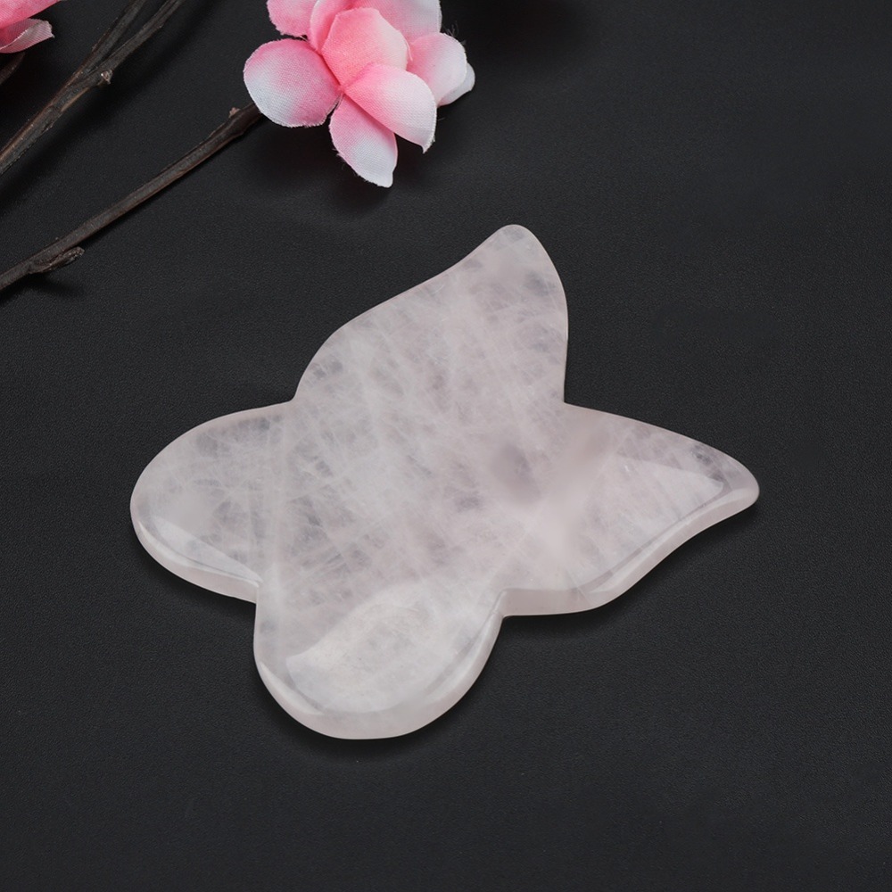 Facial Kits Pink Rose Quartz M - đánh giá và giá Gua Sha Tool Rose Quartz