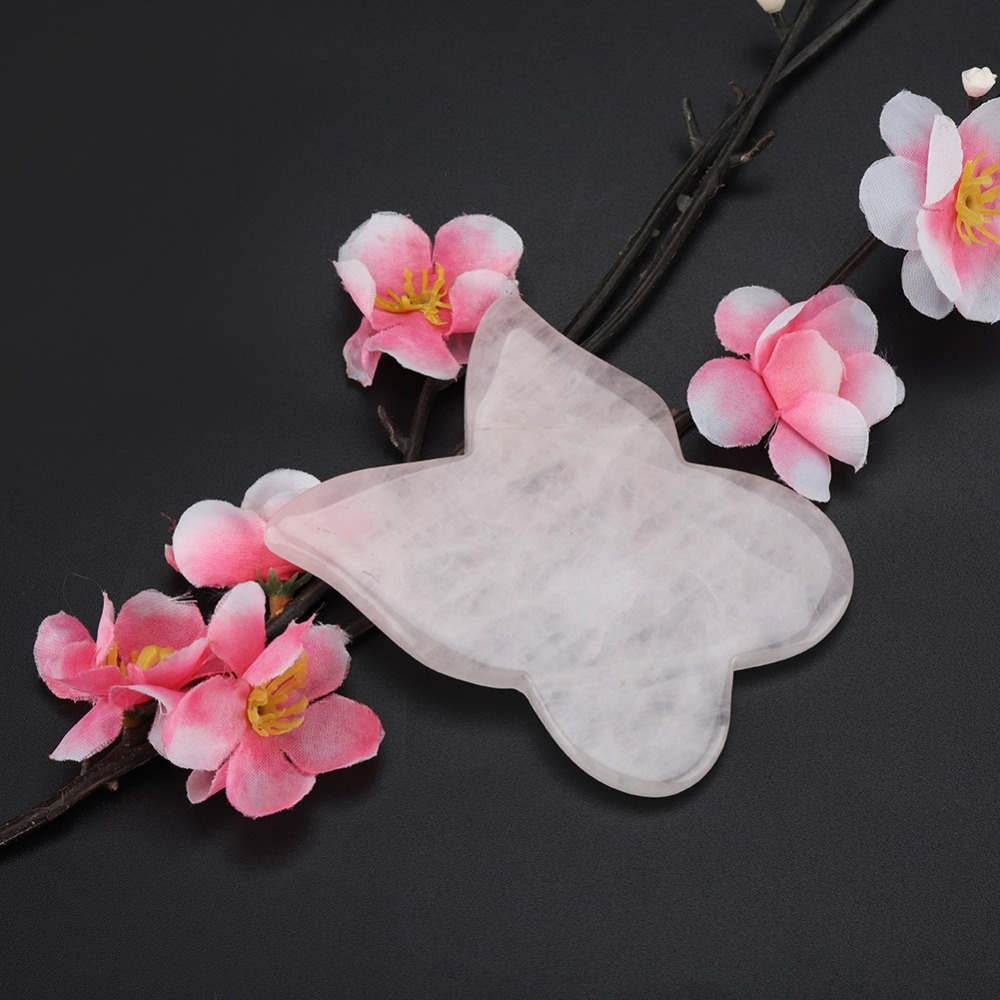 Facial Kits Pink Rose Quartz M - đánh giá và giá Gua Sha Tool Rose Quartz