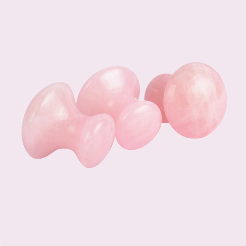 1pc Mushroom Shape Guasha Faci - đánh giá và giá Gua Sha Tool Rose Quartz