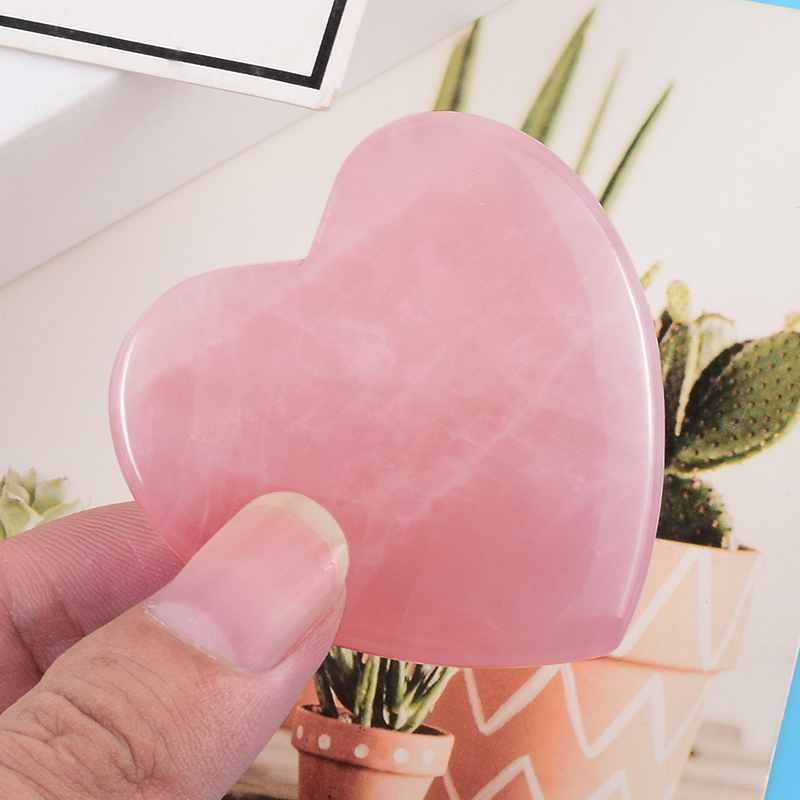 Rose Quartz Heart Shape Face C - đánh giá và giá Gua Sha Tool Rose Quartz