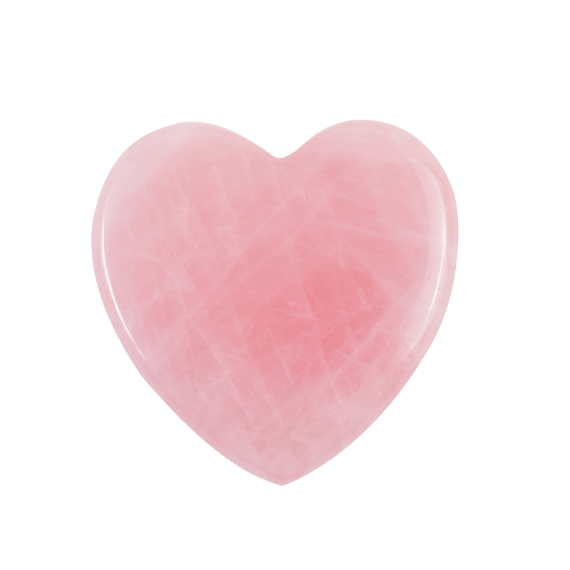 Rose Quartz Heart Shape Face C - đánh giá và giá Gua Sha Tool Rose Quartz