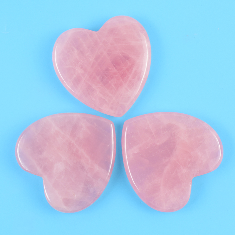 Rose Quartz Heart Shape Face C - đánh giá và giá Gua Sha Tool Rose Quartz